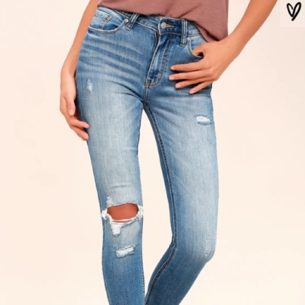 Lulu’s | Eunina Clara High Rise Skinny Crop